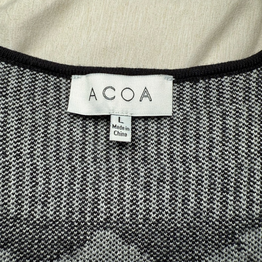 ACOA Black and White Women's Tank Top